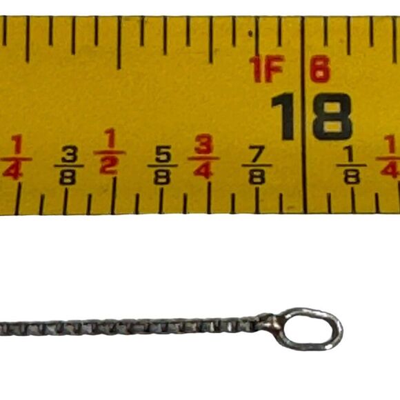 Sterling Silver 18" Italian Chain Necklace Inlaid Turquoise Lapis Lazuli Pendant - Picture 5 of 7